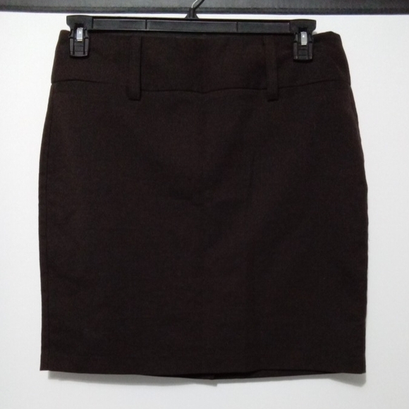 Maurices Dresses & Skirts - Maurices Dark Brown Mini Pencil Skirt - Size 7/8